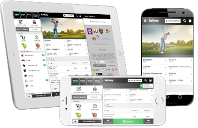 Sportmarkten voor golf beschikbaar op Betway op verschillende mobiele apparaten.