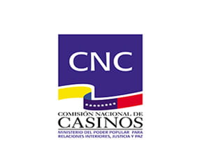 Afbeelding van het logo van de CNC-de Nationale Commissie van casino ' s van Venezuela.