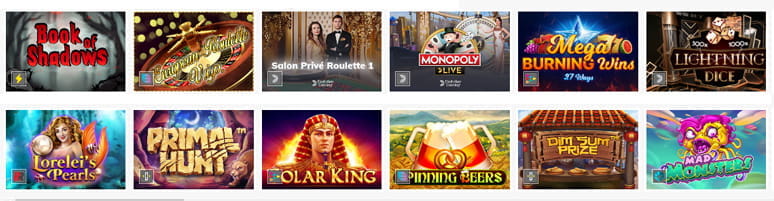 Covers van enkele van de beste online slots beschikbaar bij online casino ' s in Peru.