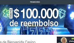 Banner reclame een cashback bonus bij online casino ' s in Nederland.