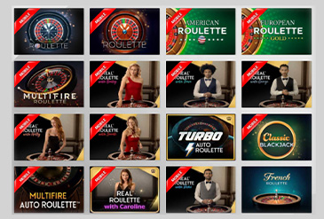 Pagina met de selectie van Kirolbet casino spellen